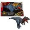 Image de Mattel Jurassic World : Renaissance, Figurine articulée Abelisaurus Rugissement féroce, dinosaure avec mouvement de mâchoire, attaque multidirectionnelle et son, jeu virtuel, JGB91 en occasion ou reconditionné