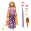 Image de Mattel Disney Princess Poupée Raiponce Cheveux Magiques avec Cheveux Qui s’illuminent et 4 Autres Sources de lumière, Figurine Pascal et 7 Accessoires de Coiffure inspirés du Film Raiponce, JHL46 en occasion ou reconditionné