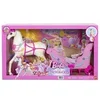 Image de Accessoire pour poupée Barbie Traîneau et Cheval Casse-Noisette Attelage 2 places Dès 3 ans