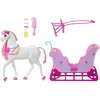 Image de Barbie Casse-noisette - Cheval Et Traineau