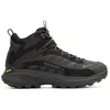Image de Merrell - Moab Speed 2 Mid GTX - Chaussures randonnée homme Black - 44.5