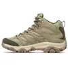 Image de Merrell - Moab 3 Mid GTX - Chaussures randonnée femme Olivine - 38