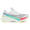 Image de Chaussures Saucony Endorphin Pro 5 Blanc Vert AW26 Femme, Taille 38 - EUR