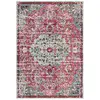 Image de SAFAVIEH Tapis Boho pour Salon, Salle à Manger, Chambre à Coucher - Madison Collection, Tapis à Poil Court, Vert et Turquoise, 91 x 91 cm en occasion ou reconditionné