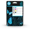 Image de HP 953 Pack de 4 Cartouches d'Encre Noire, Cyan, Magenta et Jaune Authentiques (6ZC69AE)