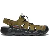 Image de Keen - Hyperport Fisherman Leather - Chaussures randonnée homme Dark Olive / Black - 40.5