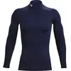 Image de Maillot de corps ajusté à col montant Under Armour ColdGear® Bleu L 1366072-410