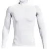 Image de T-shirt manches longues et col montant Under Armour HeatGear® Blanc 2XL 1369606-100