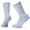 Image de Smartwool - Hike Classic Edition Light Cushion Crew Socks - Chaussettes randonnée femme Mist Blue - S (34 - 37)