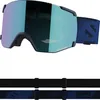 Image de SALOMON S/View Masque de Ski Unisexe, Champ de Vision Élargi, Idéal pour le Ski et le Snowboard, Bleu, Taille Unique en occasion ou reconditionné
