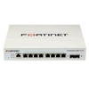 Image de FortiSwitch 108F-FPOE - Commutateur - Géré - 8 x 10/100/1000 (PoE+) + 2 x Gigabit SFP - flux d'air d'un côté à l'autre - de bureau, Montable sur rack