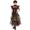 Image de Déguisement robe de bal Mercredi Addams enfant