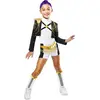 Image de Kpop Demon Hunters - Deguisement Luxe Rumi Gold - Taille 5-6 Ans Pour Enfant