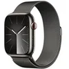 Image de Series 9 GPS + Cellular 45 mm Boîtier en Acier Inoxydable Graphite avec Bracelet Milanais Graphite