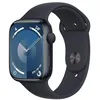 Image de Apple Watch Series 9 (45 mm GPS) Smartwatch avec boîtier Aluminium et Bracelet Sport Minuit (M/L). Suivi de l’activité Physique, apps Oxygène sanguin et ECG, écran Retina Toujours activé en occasion ou reconditionné