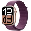 Image de Apple Watch Series 10 GPS + Cellular 46mm Boîtier en Aluminium Rose Gold avec Boucle Sport Prune