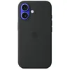 Image de Apple Coque en Silicone avec MagSafe pour iPhone 16 - Noir         en occasion ou reconditionné