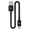 Image de USB-A vers USB-C 20 cm Noir pour iPhone
