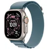 Image de Apple Watch Ultra 3 [GPS + Cellular 49 mm] Montre connectée Course à Pied et Multisport avec boîtier Titane Naturel et Boucle Alpine Bleu Clair. Communications Satellite, Suivi santé et activité en occasion ou reconditionné