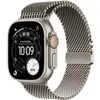 Image de Watch Ultra 3 GPS + Cellular 49mm Boitier en Titane Naturel avec Bracelet Milanais Titane Naturel - Small