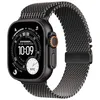 Image de Apple Watch Ultra 3 [GPS + Cellular 49 mm] Montre connectée Course à Pied et Multisport avec boîtier Titane Noir et Bracelet Milanais Noir. Communications Satellite, Suivi santé et activité en occasion ou reconditionné