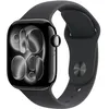 Image de Apple Watch Series 11 [GPS 42 mm] Montre connectée avec boîtier Obsidienne et Bracelet Sport Noir. Score de Sommeil, Moniteur d’activité, Suivi de la santé, écran Toujours activé en occasion ou reconditionné