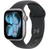 Image de Watch Series 11 GPS + Cellular 42mm Boitier en Aluminium Gris Sidéral avec Bracelet Sport Noir - M/L