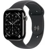 Image de Watch Series 11 GPS + Cellular 42mm Boitier en Titane Ardoise avec Bracelet Sport Noir - S/M