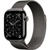 Image de Watch Series 11 GPS + Cellular 42mm Boitier en Titane Ardoise avec Bracelet Milanais Noir