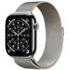 Image de Apple Watch Series 11 [GPS + Cellular 46 mm] Montre connectée avec boîtier Naturel et Bracelet Milanais Naturel. Score de Sommeil, Moniteur d’activité, Suivi de la santé, écran Toujours activé en occasion ou reconditionné