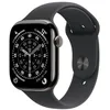 Image de Apple Watch Series 11 [GPS + Cellular 46 mm] Montre connectée avec boîtier Ardoise et Bracelet Sport Noir. Score de Sommeil, Moniteur d’activité, Suivi de la santé, écran Toujours activé en occasion ou reconditionné