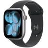 Image de Watch Series 11 GPS 46mm Boitier en Aluminium Gris Sidéral avec Bracelet Sport Noir - S/M