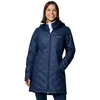 Image de Columbia - Heavenly Long Hooded Jacket - Doudoune femme Collegiate Navy - XS