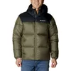 Image de Columbia - Puffect II Hooded Jacket - Doudoune homme Stone Green / Black - XL