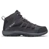 Image de Columbia - Crestwood Mid Waterproof - Chaussures randonnée homme Dark Grey / Deep Rust - 42.5