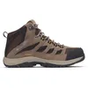 Image de Columbia - Crestwood Mid Waterproof - Chaussures randonnée homme Cordovan / Squash - 41