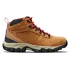 Image de Columbia - Newton Ridge Plus II Suede Waterproof - Chaussures randonnée homme Elk / Mountain Red - 44.5