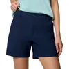 Image de Columbia - Leslie Falls Short II - Short randonnée femme Collegiate Navy - US 16 - Entrejambe 5"