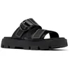 Image de Sorel - Rein CB  Slide Sandal - Sandales femme Black / Black - 38