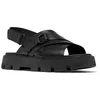 Image de Sorel - Rein CB  Crisscross Sandal - Sandales femme Black / Black - 37