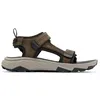 Image de Columbia - Peakfreak Rush Sandal Leather - Sandales homme Cordovan / Pebble - 41