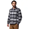 Image de Columbia - Windward II Shirt Jacket - Chemise homme Black Trapper Windowpane - XL