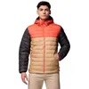 Image de Columbia - Powder Lite II Hooded Jacket - Doudoune homme Canoe / Zing / Shark - XL