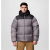 Image de Columbia - Puffect II Hooded Jacket - Doudoune homme City Grey / Black - M