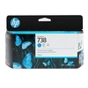 Image de 738 - 130 ml - cyan - original - DesignJet - cartouche d'encre - pour DesignJet T950