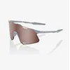 Image de 100% - Hypercraft HiPER - Lunettes de soleil Matte Stone Grey - HiPER Crimson Silver Mirror Cat 3