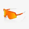 Image de 100% - Glendale HiPER - Lunettes vélo Soft Tact Neon Orange - HiPER Red Multilayer Mirror