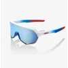 Image de 100% - S2 Cat 3 - Lunettes vélo Soft Tact Two Tone - HiPER Silver Mirror Cat 3