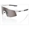 Image de 100% - Speedcraft Cat 3 - Lunettes vélo Matte White - HiPER Silver Mirror Cat 3