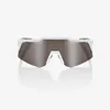 Image de 100% - Speedcraft XS HiPER - Lunettes vélo Matte White - HiPER Silver Mirror